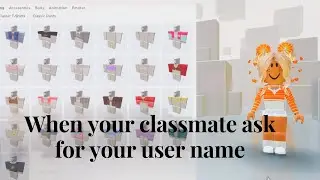 When your class mates ask for your username