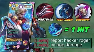 I FINALLY FOUND BEST BUILD FOR CRITICAL ROGER 2025!! (100%BROKEN) | MLBB