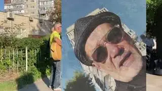 Мини-концерт (фрагмент) в Киеве на Батыевой горе.