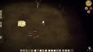 Using an RPG-7 in Don't Starve Together to blow up 200 piles of gunpowder.