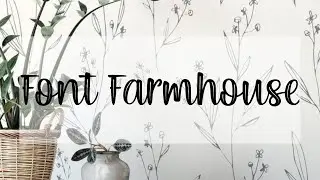 Font Farmhouse 2021