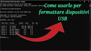 Come Formattare un Dispositivo da Terminale Con Diskpart