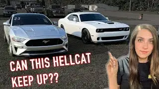 FINALLY Raced my Dad's Built Hellcat & A HUGE SURPRISE INSIDE