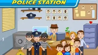My Town : Police - iPad app demo for kids - Ellie