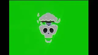 Skull Face Green Screen | Free VFX Overlay