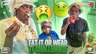 The Reup Family EAT IT OR WEAR IT CHALLENGE 🤮