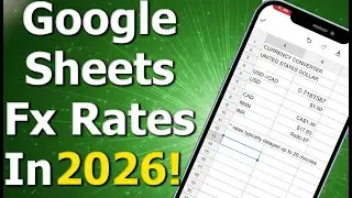 How I Created a Currency Converter in Google Sheets Mobile -How to Setup Currency Converter for Free