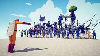 SAITAMA vs MELEE Team - Totally Accurate Battle Simulator TABS