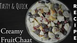 Creamy FruitChaat | Tasty & Easy | Quick Recipe | Nargis Kitchen