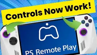 ENABLE CONTROLS in Official PS Remote Play app | ROG Ally