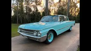 This 1961 Ford Fairlane 500 with a 428 Cobra Jet by Holman Moody is the Perfect Moonshine Runner