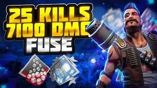 ЗР-238! 25 KILLS & 7100 DAMAGE ON FUSE.EXE ! фьюз гайд апекс легенд реликвия apex legends fuse
