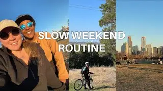 OUR SLOW LIVING HABITS (working out, reading, waking up early) | austin vlogger