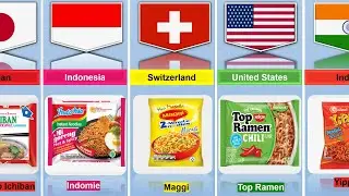 Noodles From Different Countries