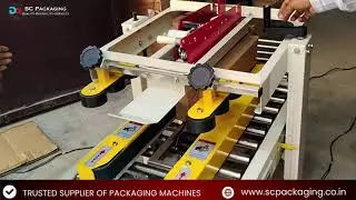 Carton Box Taping Machine |Top-Bottom Taping Machine | Manufactures | SC PACKAGING