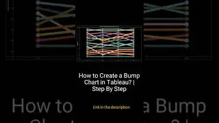 How to Create a Bump Chart in Tableau? | Step By Step 