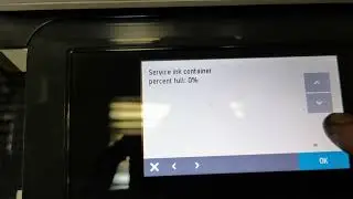 Сброс счетчика контейнера для чернил hp pagewide