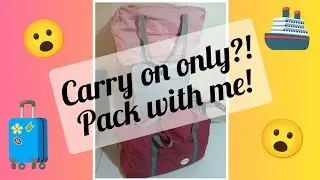 Carry on only for an 8 day cruise?!