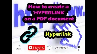 How to create a 'Hyperlink' on PDF document