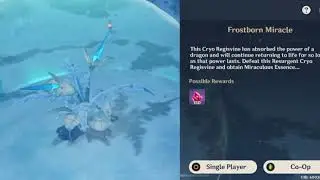 Genshin Impact: Frostborn Miracle in 53 seconds SOLO