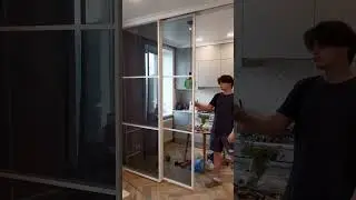Пример установки каскада из 3х дверей.