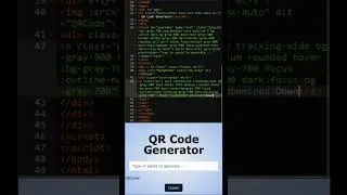 QR Code Generator | HTML CSS Vue.js 