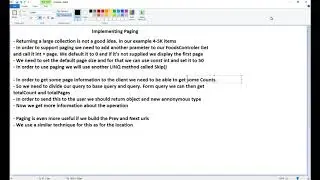 Implementing Paging