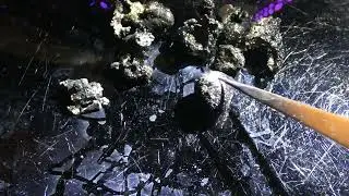 Fulgurite synthesized from organics and aluminum