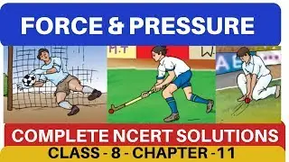 Force and Pressure Class 8 - Chapter 11 Science Complete NCERT Solutions