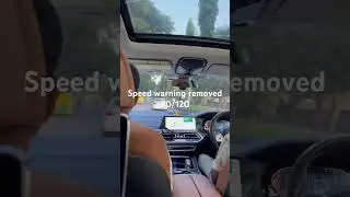 Speed warning removed 80/120 bmw x7