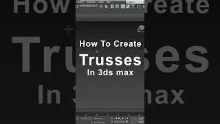 3D MAX TUTORIAL: 💡Metal Trusses in 3ds Max.Follow for more:Instagram: @vibe_studio1
