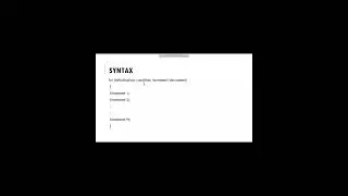 #forloop #syntax #forloopsyntax #programming #clangauge #c #foryou #fyp #fypシ