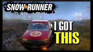 I BET YOU $100 I can get unstuck from this mud | SnowRunner OffRoad