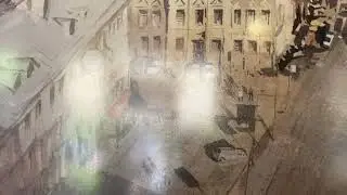 Закарпаття. Ужгород. Неймовірні картини художника Vasyl Kohutych на стінах кавʼярні Totem.