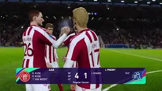 AAB - Lyngby 3F SUPERLIGA eFootball PES 2021