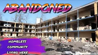 Abandoned Days Inn (walked in on homeless sleeping)