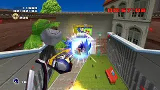 SA2B City Escape Mission 4 - Time Attack - No Upgrades (A-Rank)