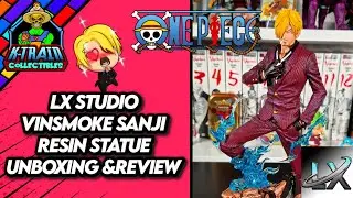 LX Studio - Vinsmoke Sanji Resin Statue One Piece Unboxing & Review Onigashima