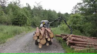 Malotraktor s vyvážečkou - 4K kvalita videa