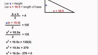 Geometry Problems in Quadratic Functions - Example 1