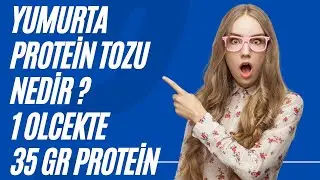 Yumurta Akı Protein Tozu Nedir ? Tek Ölçekte 35 Gr Protein ? #supplement #proteintozu