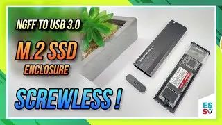 Screwless M.2 Enclosure for Your External Ssd