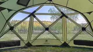 Сборка палатки Yurta 420 Panorama Lux