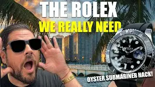 ROLEX NEEDS TO MAKE THIS WATCH!! - OYSTER FLEX SUB HACK!! (DIY)