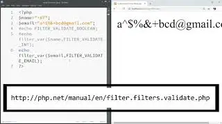 How to use Filter var Function in PHP *in Hindi*