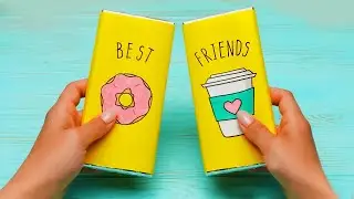 Surprise For Your BFF || Cute DIY Gifts! || Drawing Amazing Paintings With Plasticine and Wool📍🎨