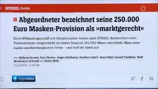 Maskenskandal in der CDU/CSU weitet sich aus!