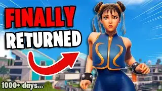 Chun Li FINALLY returned in Fortnite