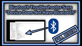 Bluetooth Troubleshooter Says 