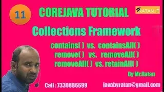 Corejava Tutorial || Collection Framework || video-11 || || BY Ratan Sir